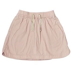 Crewcuts J. Crew Girls Pink Twill Dolphin Hem Skirt Size M Youth Casual